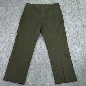 34 Heritage Pants Mens 36x32 (Fits 34x27) Olive Green Courage Stretch